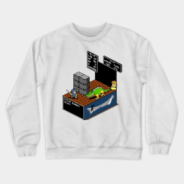 Dragon Quest Pixel Crewneck Sweatshirt by BUSTLES MOTORCYCLE